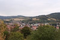 Pohled od kaple na město