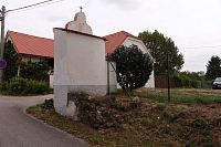 Zadní strana kaple