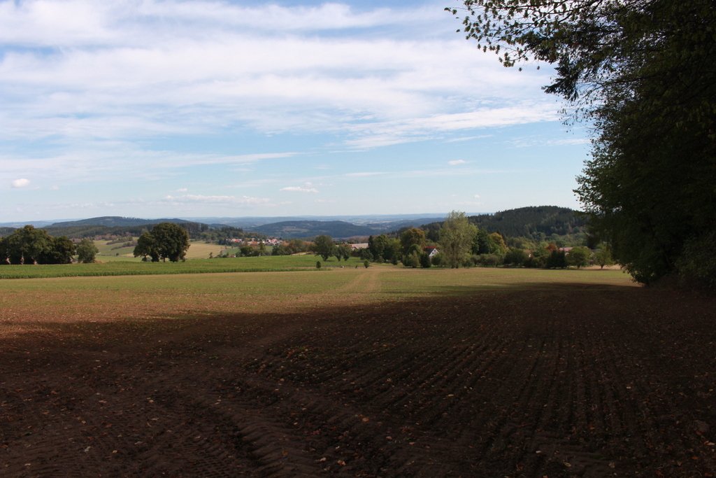 Vyhlídka nad Horním Staňkovem.