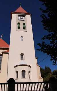 Jižní strana věže