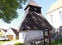 Východní strana zvonice