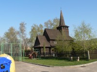 Dobříkov, dřevěný kostel