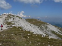 Chata Fischerhütte, v pozadí Kaiserstein