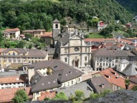 Bellinzona, pohled na Piazza Collegiata