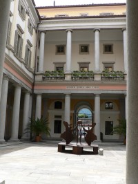 Lugano, nádvoří radnice
