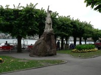 Lugano, socha Viléma Tella