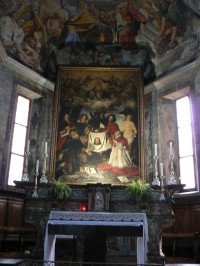 Ascona, vnitřek kostela Petra a Pavla