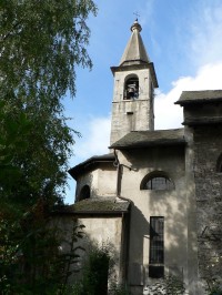 Locarno, věž kostel Sta.Maria delĺ Assunta