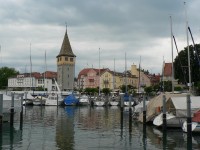 Lindau, věž u přístavu