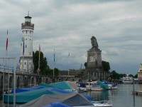 Lindau – město na Bodamském jezeře.