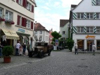 Lindau, staré město i auto