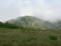 Monte Mottarone, pohled mezi mraky