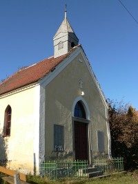 Velká Chmelná, průčelí kaple