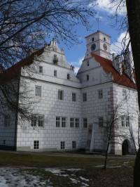 Žichovice zámek, západní část