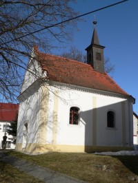 Žichovice, kaple sv. Aloise od západu