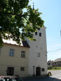 Hartmanice, věž kostela