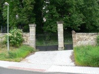 Sušice, brána nového židovského hřbitova
