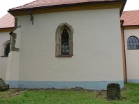 Vraclav, gotická část kostela