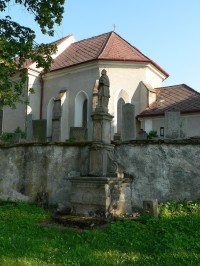 Zdebořice, socha sv. Jana Nepomuckého