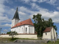 Hradešice, kostel odJV