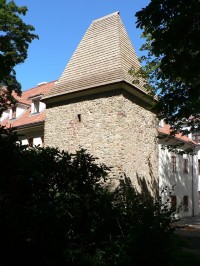 Klatovy, jedna z věží opevnění