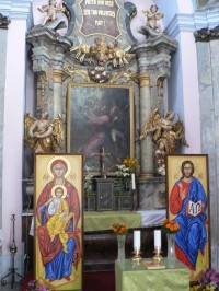 Oltář v kapli