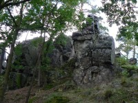 Matějkovna, další ze skal na jižní straně