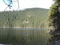 Čertovo jezero a jezerní stěna