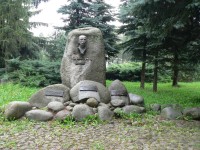 Kežmarok, pomník Alfréda Grosze