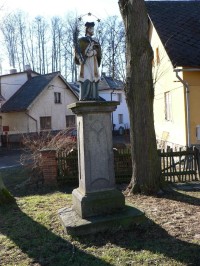 Luby u Klatov, socha sv. J. Nepomuckého