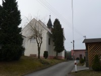 Kladruby, kaple od východu