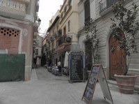 Málaga, jedna z hospůdek