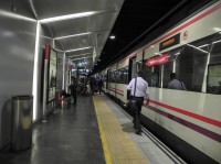 Málaga, podzemní nástupiště