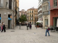 Málaga, na pěší zóně