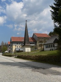 Bavorská Železná Ruda, věž u motlitebny