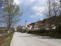 Bavorská Železná Ruda, ulice ke kostelu