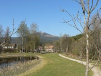 Bavorská Železná Ruda, pohled na Velký Javor