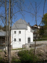 Bavorská Železná Ruda, jeden z domů u řeky