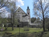 Bavorská Železná Ruda, kostel od západu