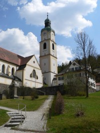 Bavorská Železná Ruda, věž kostela