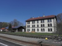 Bavorská Železna Ruda, budova u nádraží