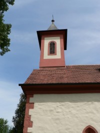 Zdemyslice, věž kostela