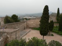 Castillo de Gibralfaro, pohled ke vstupní bráně