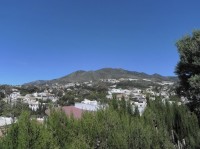 Benalmádena, pohled na hory