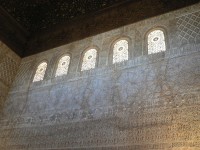 Alhambra, zeď paláce