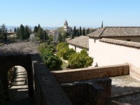 Alhambra, pohled ke klášteru