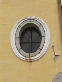 Kulaté okno kostela sv. Martina