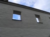 Klatovská Hůrka, okna na severní stěně