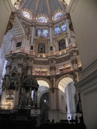 Granada, část kopule v katedrále