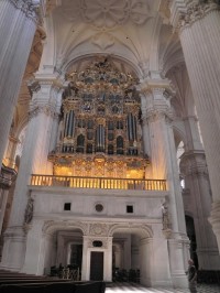 Granada, varhany katedrály